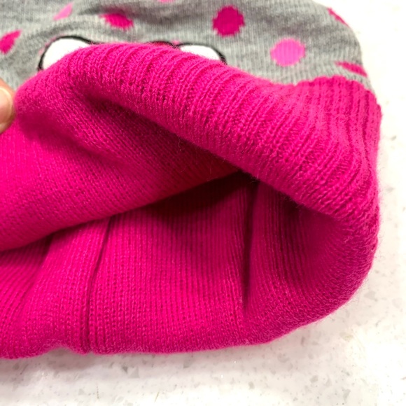 Hello Kitty Pom Pom Hat Winter Hat Pink - Picture 3 of 7